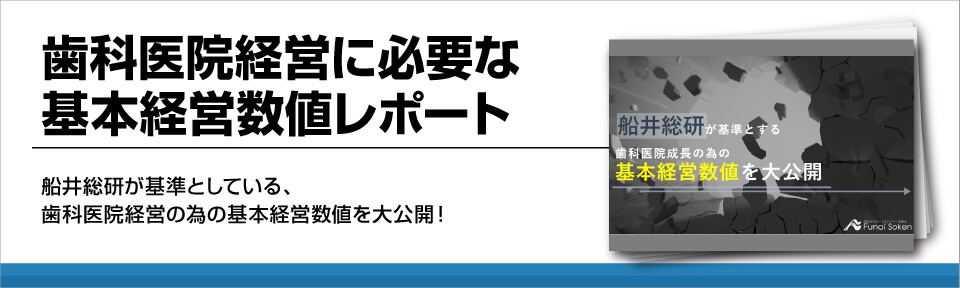 歯科医院経営に必要な基本経営数値レポート