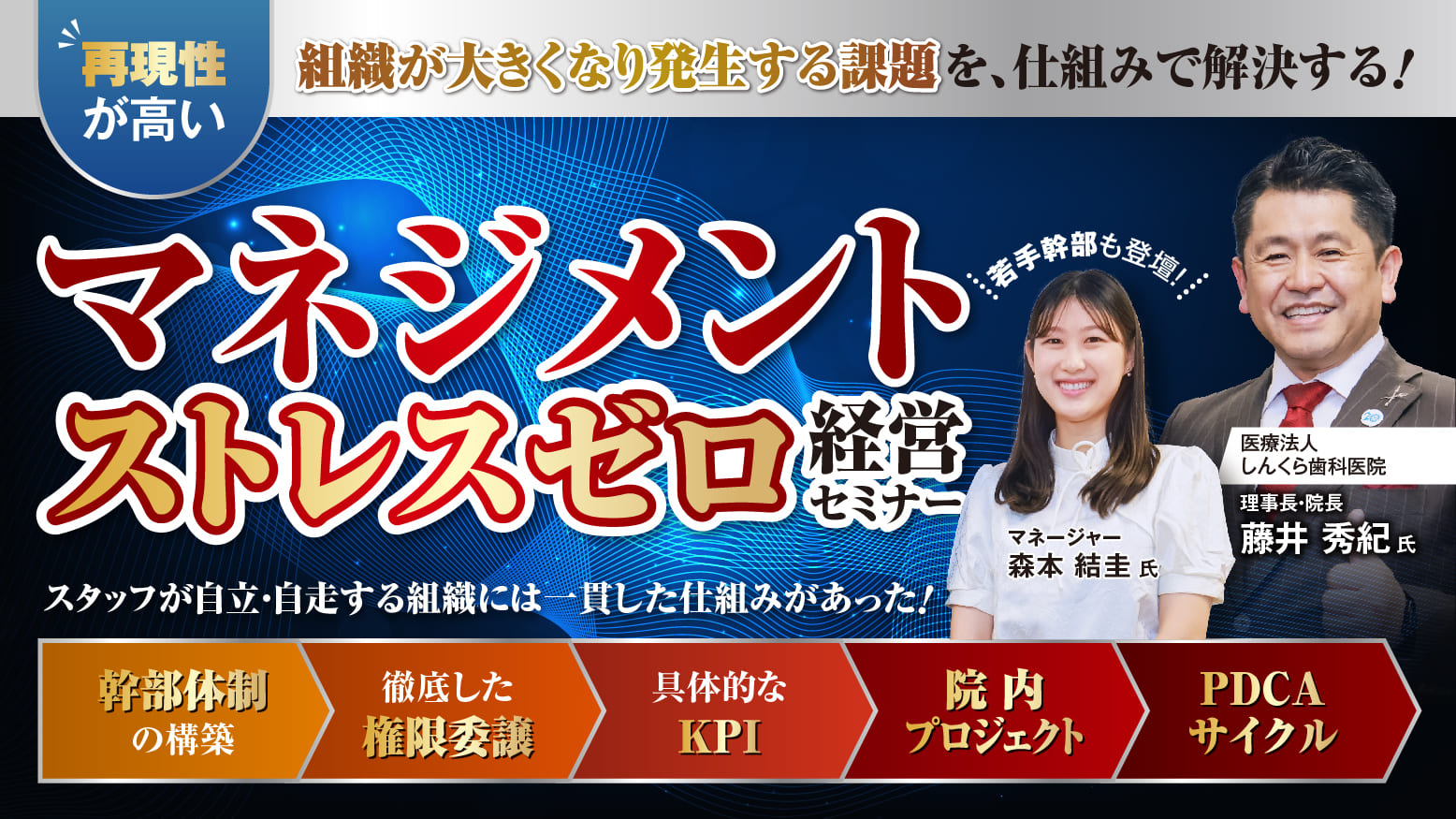歯科医院のマネジメントストレスゼロ経営セミナー